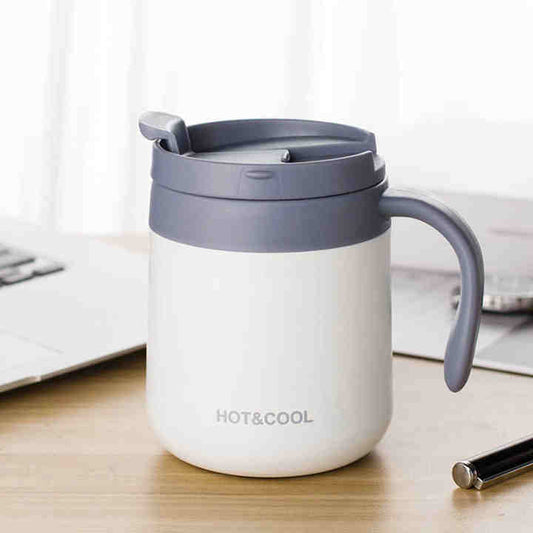 Vaccum Coffee Mug with Handle